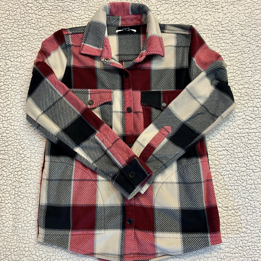 O'Neill Women's Superleece Flannel Print Shirt - Sz S